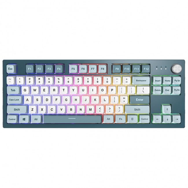 Montech MKey TKL keyboard Gaming USB Dark Grey, Light Blue, White Montech MKey TKL keyboard Gaming USB Dark Grey, Light Blue, White