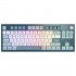 Montech MKey TKL keyboard Gaming USB Dark Grey, Light Blue, White