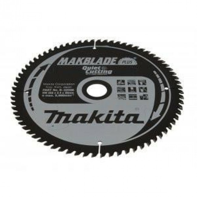 MAKITA CIRCULAR SAW BLADE 255x30x72Z MAKBLADE PLUS WOOD MAKITA CIRCULAR SAW BLADE 255x30x72Z MAKBLADE PLUS WOOD