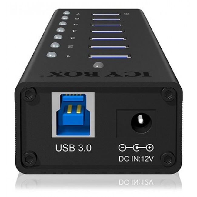ICY BOX IB-AC618 USB 3.2 Gen 1 (3.1 Gen 1) Type-B 5000 Mbit/s Black
