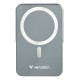 Verbatim Charge 'n' Go Magnetic Wireless Power Bank with stand - 10000 mAh Grey