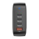 Verbatim Mini GaN Charger 165W 4 Port US plug with EU and UK adaptors Verbatim Mini GaN Charger 165W 4 Port US plug with EU and UK adaptors