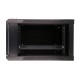 Extralink Rackmount cabinet 6U 600x600 Black wall mounted