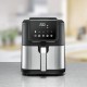 Rommelsbacher FRH 1500 fryer Single 5 L Stand-alone 1500 W Hot air fryer Black, Stainless steel
