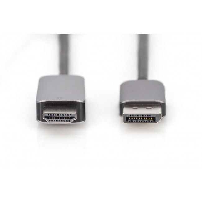 Digitus 8K DisplayPort Adapter Cable, DP to HDMI Type A Digitus 8K DisplayPort Adapter Cable, DP to HDMI Type A