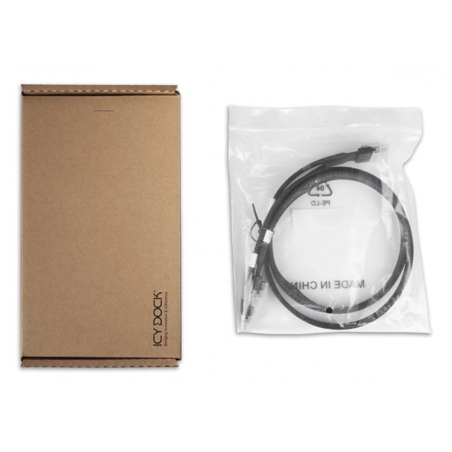 Icy Dock MB306L-B Serial Attached SCSI (SAS) cable 0.5 m Black