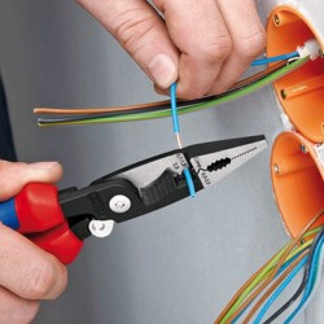 Pliers for electrical installation work 6in1