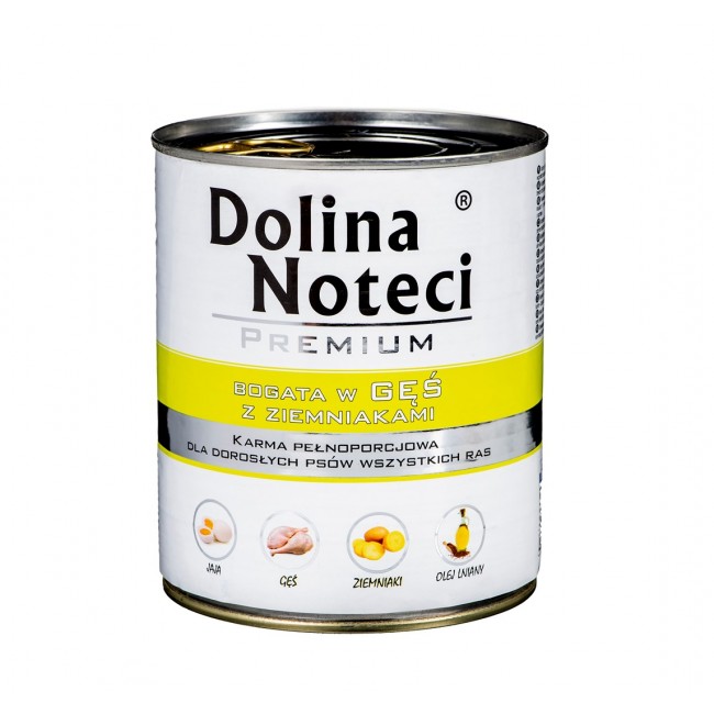 DOLINA NOTECI Premium Rich in goose with potatoes - Wet dog food - 800 g