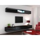 Cama TV stand VIGO 140 30/140/40 black/black gloss