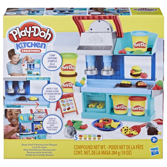 Play-Doh Kitchen Creations Busy Chef's Restaurant Playset Play-Doh Kitchen Creations Busy Chef's Restaurant Playset