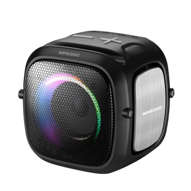 C-TECH Impressio Qubis mini Mono portable speaker Black 5 W