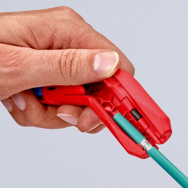 Knipex ErgoStrip cable stripper Blue, Red