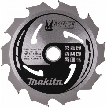 MAKITA CIRCULAR SAW BLADE 165x20x10Z M-FORCE WOOD