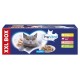 PREVITAL XXL BOX Flavor Mix with Chicken, Veal, Salmon, and Liver in Gravy - Wet Cat Food - 48 x 100g PREVITAL XXL BOX Flavor Mix with Chicken, Veal, Salmon, and Liver in Gravy - Wet Cat Food - 48 x 100g
