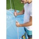 Bestway Steel Pro 2.44m x 51cm Splash-in-shade Play Pool, Orange/Yellow