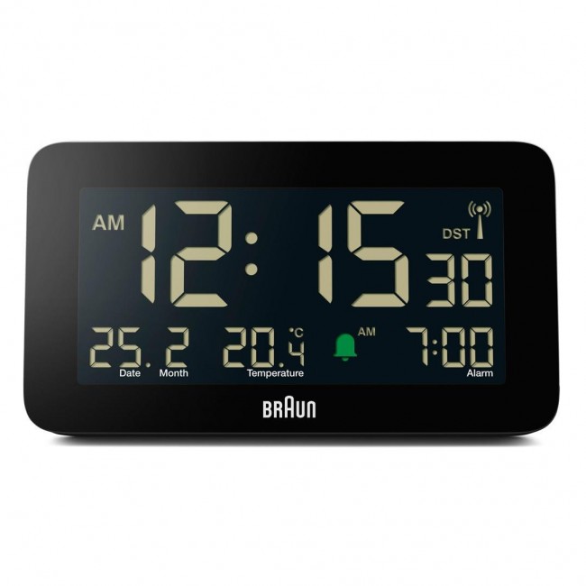 Braun BC10B-DCF alarm clock Digital alarm clock Black Braun BC10B-DCF alarm clock Digital alarm clock Black
