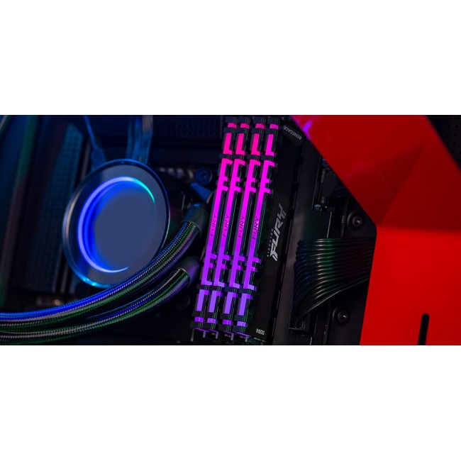 Kingston Technology FURY 16GB 3600MT/s DDR4 CL16 DIMM 1Gx8 Renegade RGB