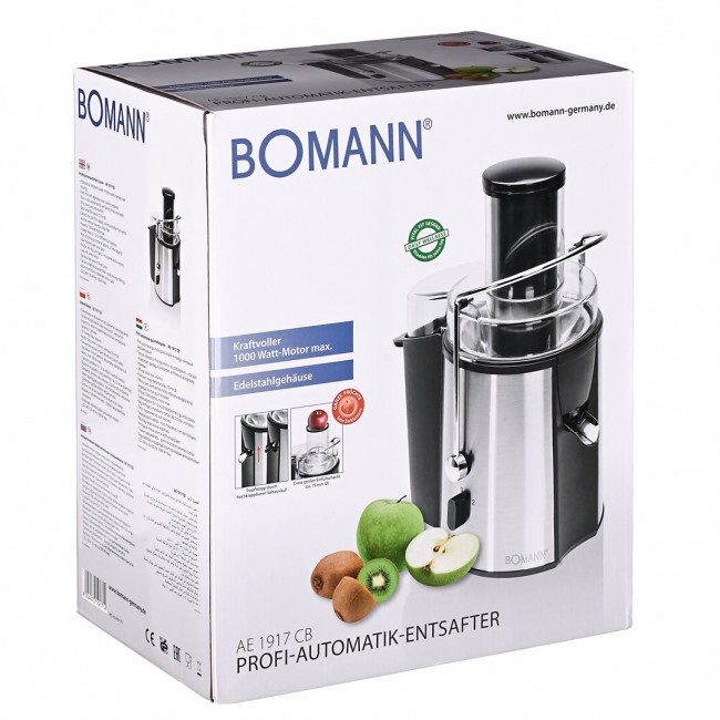 Bomann AE 1917 CB 1000 W Stainless steel
