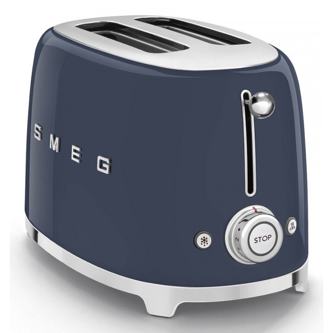 Smeg TSF01NBEU toaster 6 2 slice(s) 950 W Blue, Chrome
