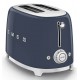 Smeg TSF01NBEU toaster 6 2 slice(s) 950 W Blue, Chrome