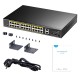 24-GbE PoE switch w/ 2 uplinks CUDY