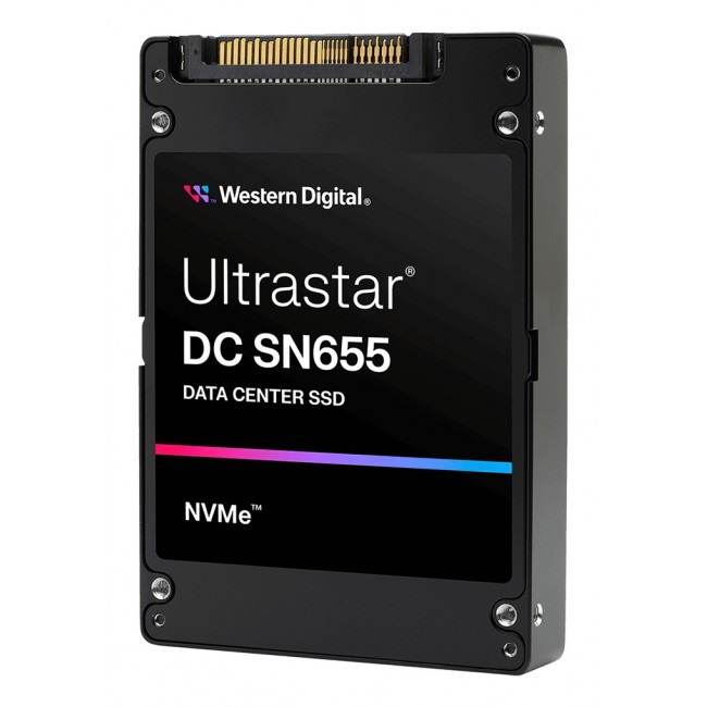 Western Digital Ultrastar DC SN655 30.7 TB U.3 PCI Express 4.0 NVMe TLC 3D NAND ISE (0TS2509)