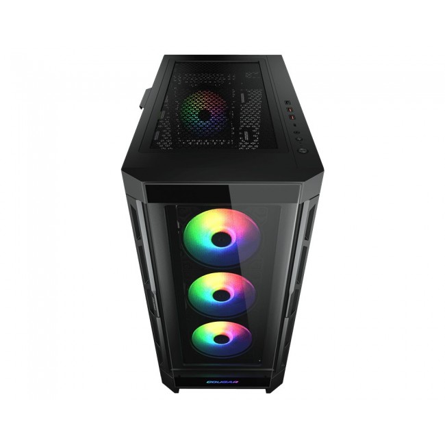 COUGAR Midi Tower Case Duoface Pro ARGB, Black