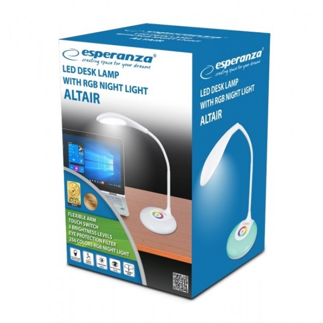 Esperanza ELD102 table lamp Non-changeable bulb(s) 3 W LED White Esperanza ELD102 table lamp Non-changeable bulb(s) 3 W LED White