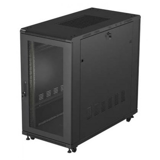 Lanberg FF01-6222-23B rack cabinet 22U Freestanding rack Black Lanberg FF01-6222-23B rack cabinet 22U Freestanding rack Black