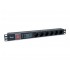 Equip 6-Outlet German Power Distribution Unit, with Surge Protection, Integrated line fitler