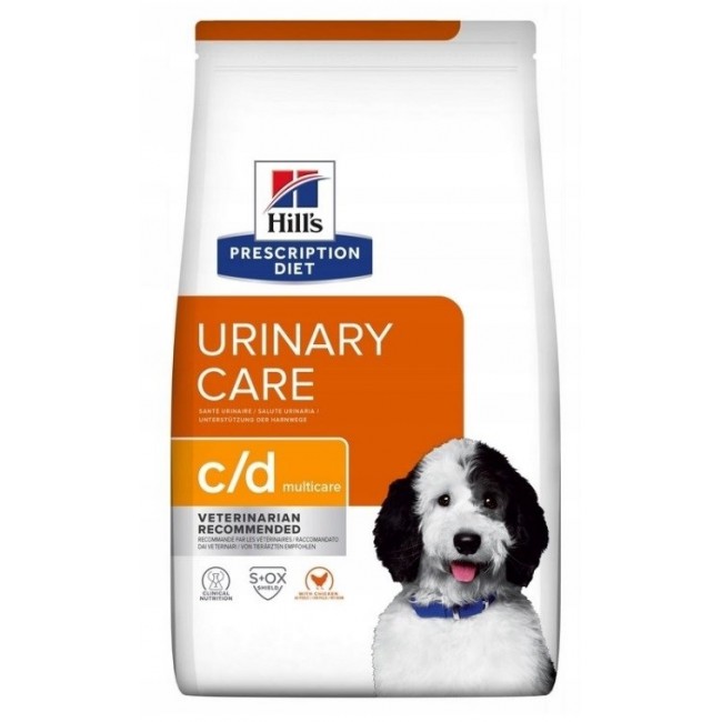 HILL'S PRESCRIPTION DIET Urinary Care Canine c/d Multicare Dry dog food Chicken 4 kg