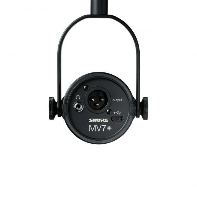 Shure MV7+-K - Lecture/vocal microphone with XLR/USB-C connector, black Shure MV7+-K - Lecture/vocal microphone with XLR/USB-C connector, black