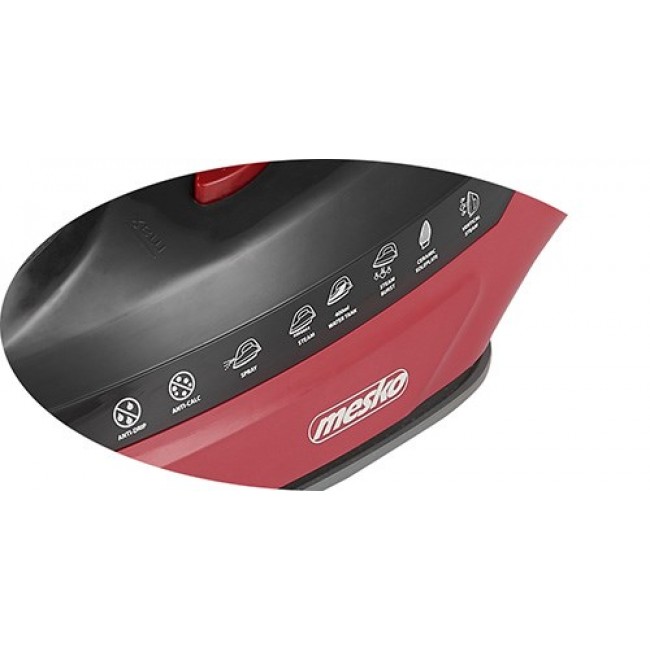 Mesko Home MS 5031 iron Steam iron Ceramic soleplate 2400 W Red Mesko Home MS 5031 iron Steam iron Ceramic soleplate 2400 W Red