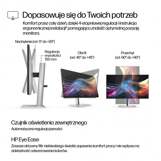 HP Series 7 Pro 27 inch QHD Monitor - 727pq HP Series 7 Pro 27 inch QHD Monitor - 727pq
