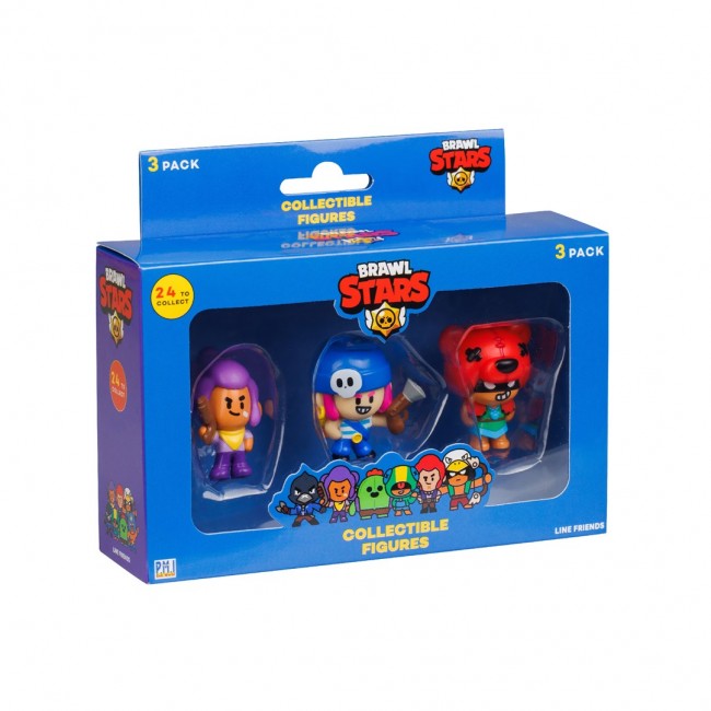 BRAWL STARS S1 FIGURES - 3 PACK VER.D BRAWL STARS S1 FIGURES - 3 PACK VER.D