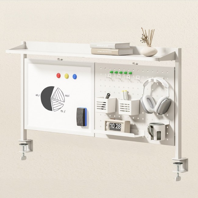 Ergo Office desk divider / organizer, max load 10kg, white board, width 1116mm, white, ER-301 W Ergo Office desk divider / organizer, max load 10kg, white board, width 1116mm, white, ER-301 W