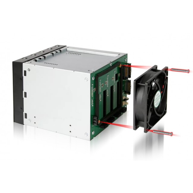 Icy Dock MB155SP-B drive bay panel Black