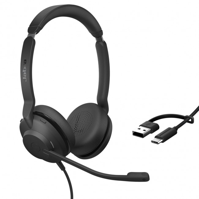 Jabra Evolve2 30 SE Headset Wired Head-band Office/Call center USB Type-C / USB Type-A Black
