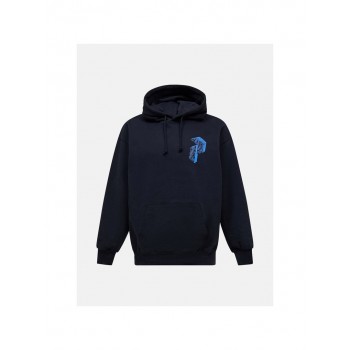 Bluza męska PEAK PERFORMANCE M Terry Graphic Hood kolor czarny - M