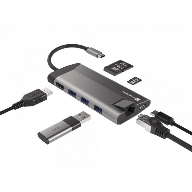 NATEC Fowler Plus USB Type-C Black, Grey NATEC Fowler Plus USB Type-C Black, Grey