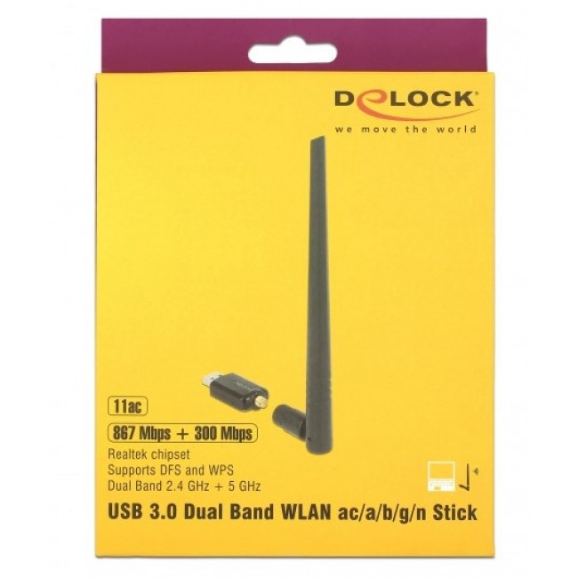 DeLOCK 12535 network card RF Wireless DeLOCK 12535 network card RF Wireless