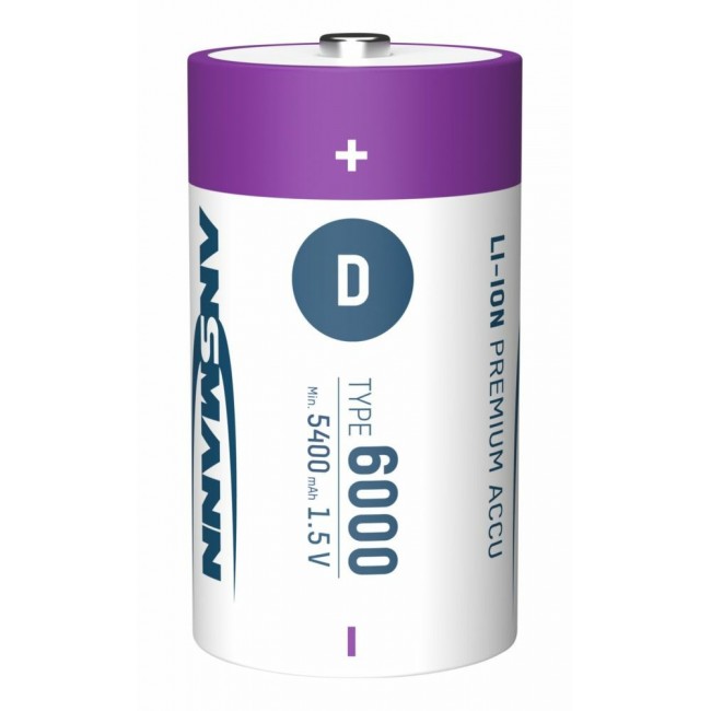 Ansmann 1314-0005 household battery Rechargeable battery D Lithium-Ion (Li-Ion)