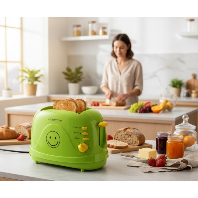 Esperanza EKT003 Toaster 750 W Green