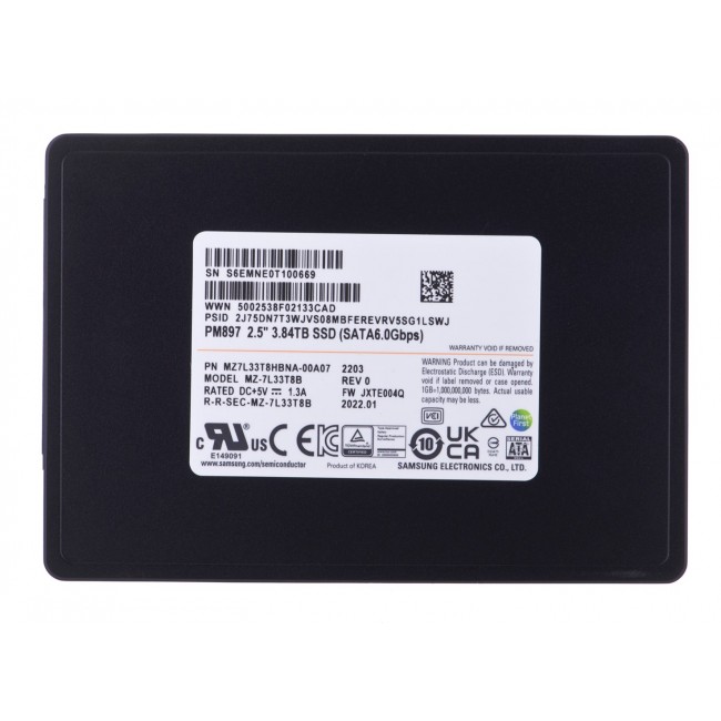 SSD Samsung PM897 3.84TB SATA 2.5