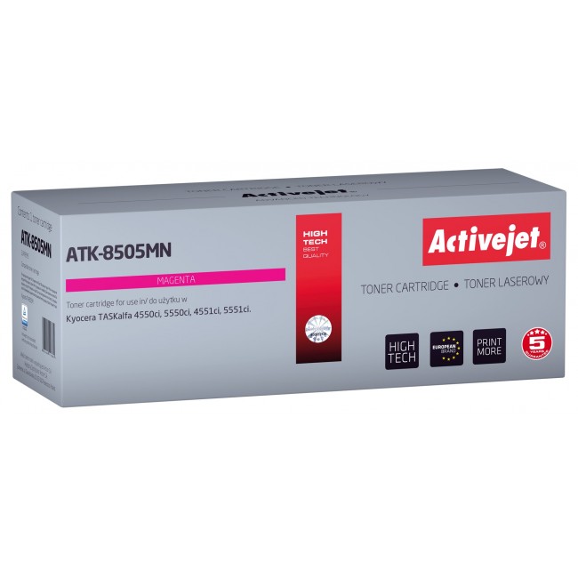 Activejet ATK-8505MN toner (replacement for Kyocera TK-8505M Supreme 20000 pages magenta)