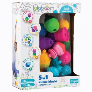 Lalaboom - Ball Blocks 30 pieces per box 61079