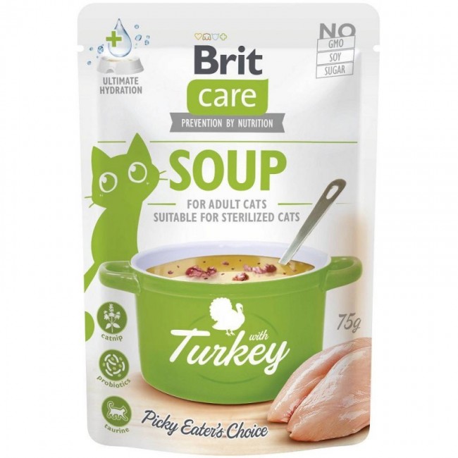 BRIT Care Soup Turkey - soup for cat - 75g BRIT Care Soup Turkey - soup for cat - 75g