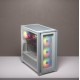Corsair iCUE 4000X RGB Midi Tower White Corsair iCUE 4000X RGB Midi Tower White