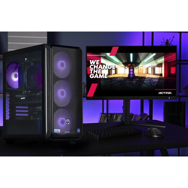 Actina 5901443410362 PC Intel Core i5 i5-14400F 32 GB DDR5-SDRAM 1 TB SSD Intel Arc B580 Windows 11 Home Midi Tower Black