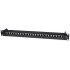 Intellinet Patch Panel, Cat5e, FTP, 24-Port, 1U, Shielded, 90 Top-Entry Punch-Down Blocks, Black